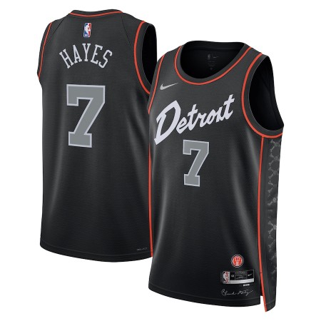 Muške NBA Dres Detroit Pistons Killian Hayes Nike 2023-24 City Edition Crno Swingman